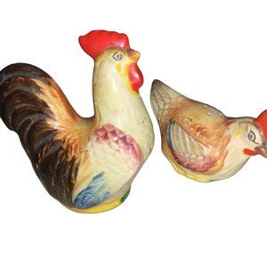 Chicken Rooster Salt and Pepper Shaker Set